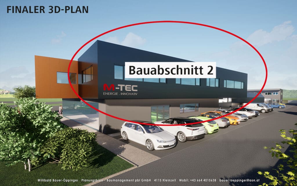 M-TEC Zubau, Bauabschnitt 2