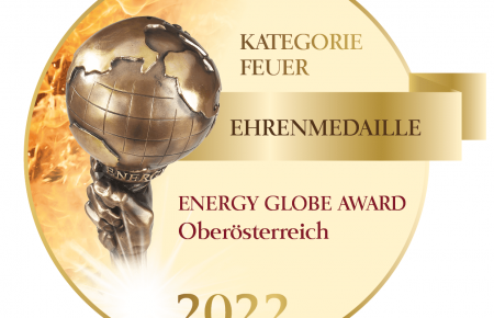 M-TEC beim Energy Globe Award OÖ 2022 mit goldener Ehrenmedaille ausgezeichnet